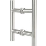 Set Deurgrepen T-vorm 200x25 HoH 94 mm RVS