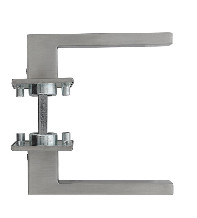 Intersteel deurkruk Amsterdam met rozet verdekt 50x50x5mm rvs