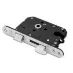 Veiligheidsinsteekhaakslot PC55 SKG**® ronde voorplaat RVS