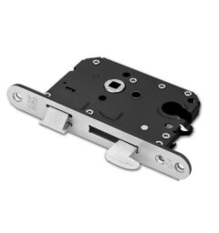 Veiligheidsinsteekhaakslot PC55 SKG**® ronde voorplaat RVS