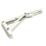 Luxe vouwdrager 400x195 mm wit gelakt