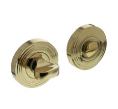 Intersteel wc-sluiting 8 mm met ril rond ø55x10 mm PVD messingkleur