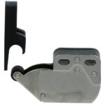 Duwsnapper Mini-latch uitstoot 10 mm zwart