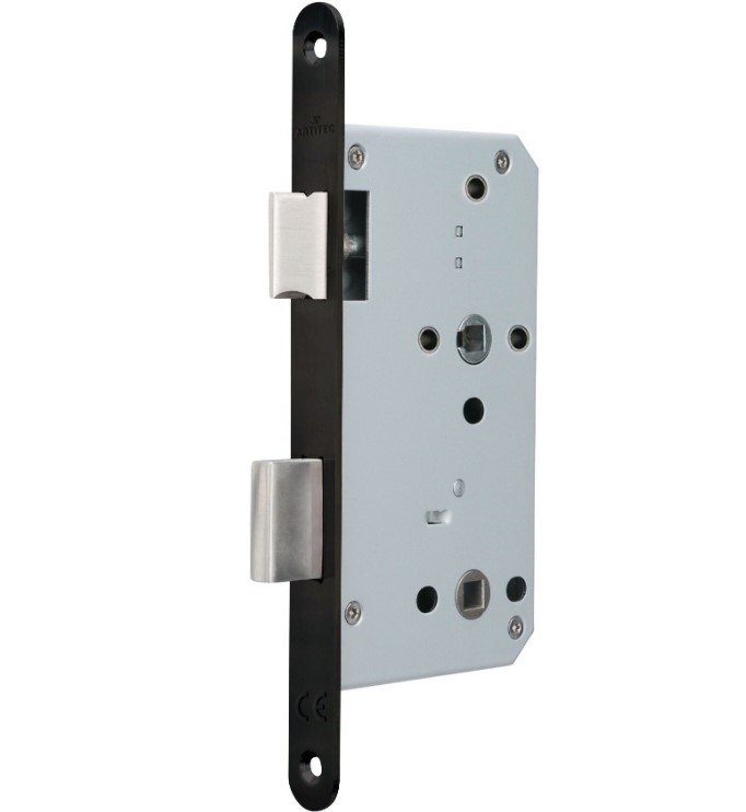 Badkamer/toilet slot KL3 brandwerend WC72/8 zwarte voorplaat