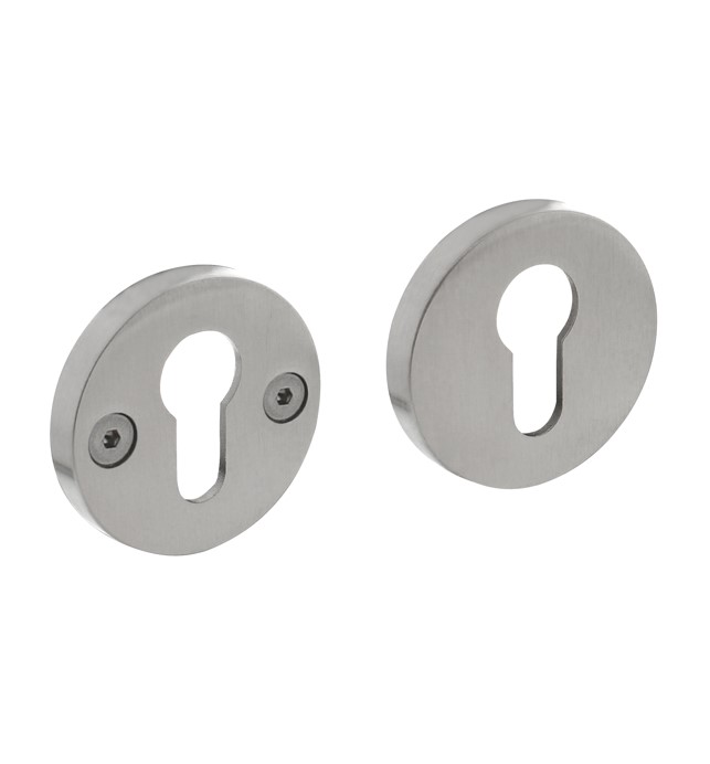 Intersteel PC-Plaatjes Grand & Johnson éénzijdig verdekt ø55x8mm rvs