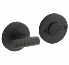 Intersteel WC-sluiting 8 mm Grand & Johnson (knop op verdekte rozet) ø55x8mm PVD zwart