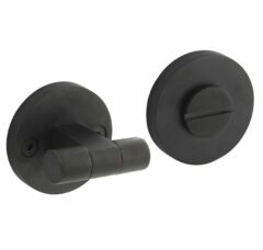 Intersteel WC-sluiting 8 mm Grand & Johnson (knop op schroefgat rozet) ø55x8mm PVD zwart