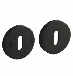 Intersteel sleutelplaatjes Grand & Johnson éénzijdig verdekt ø55x8mm PVD zwart