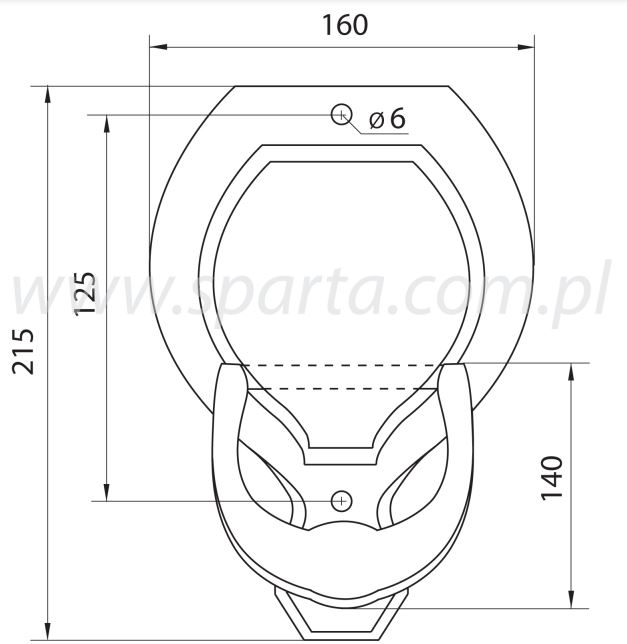 Deurklopper Groot Zwart