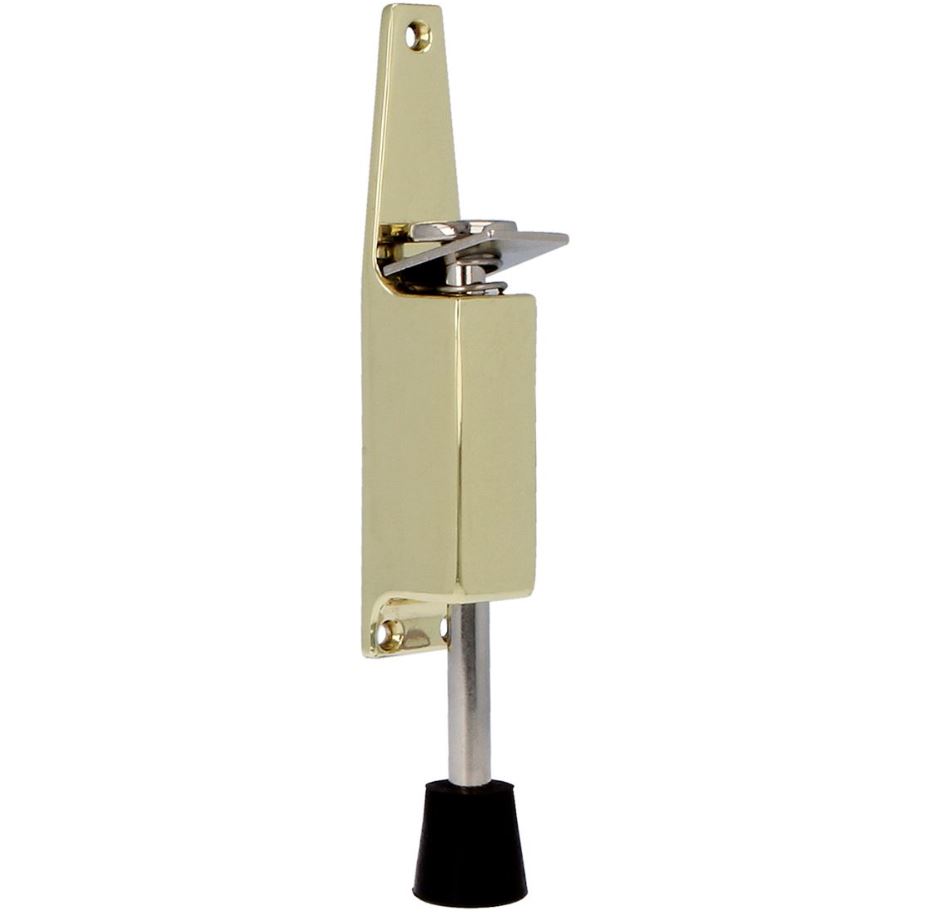 Deurvastzetter voetstift Mod. 10 120x25 mm Goud