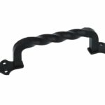 Stalen Handgreep 130xØ8 mm zwart