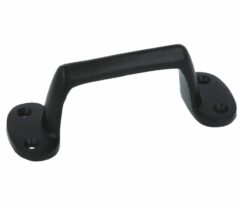 Greep/handvat ijzer zwart 113 x 41 mm