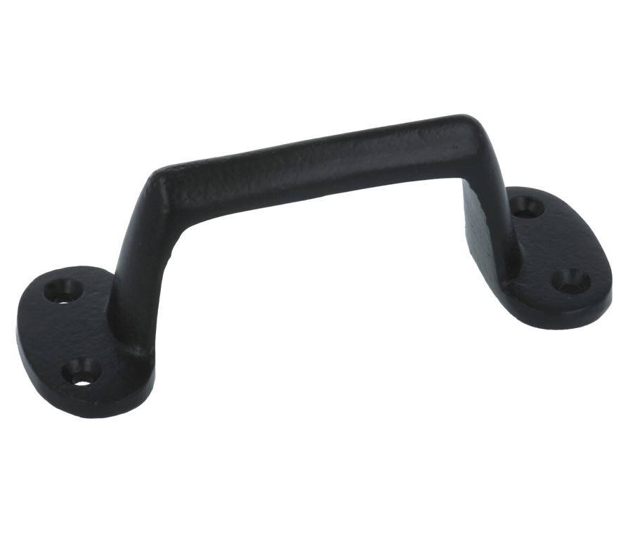 Greep/handvat ijzer zwart 113 x 41 mm