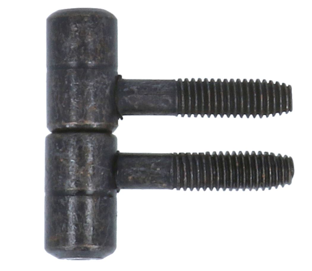 Inboorpaumelle 40 x 11 mm ijzer zwart