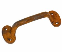 Greep/handvat ijzer geroest 133 x 43 mm