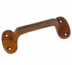 Greep/handvat ijzer geroest 113 x 41 mm