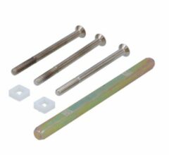 Veiligheidsbeslag montage set S2 deurdikte 66-74 mm kruk kruk