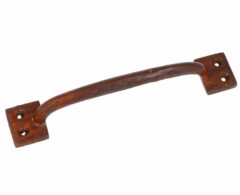 Greep/handvat ijzer geroest 153 x 27 mm