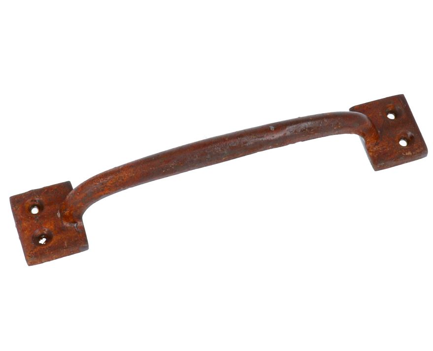 Greep/handvat ijzer geroest 153 x 27 mm