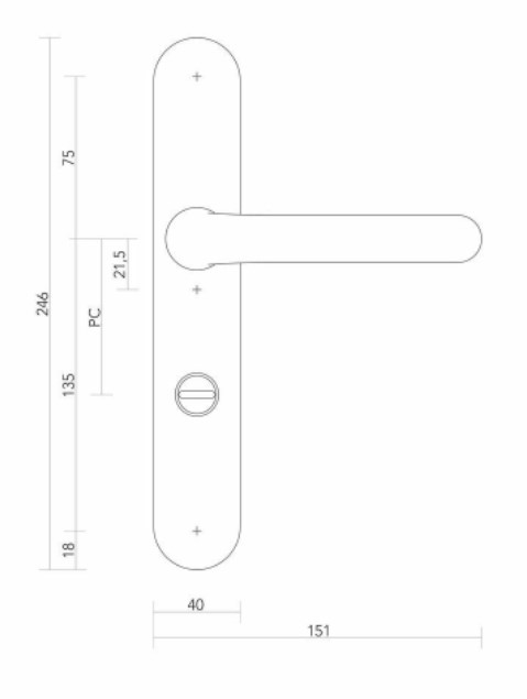 S2 veiligheidsbeslag 4021 OV buiten schild PC72 SKG***