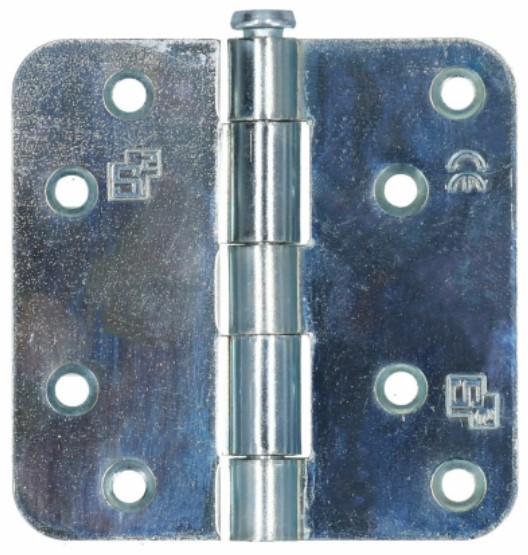 S2 scharnier 6511 met afgeronde hoeken 89x89x2,4 mm