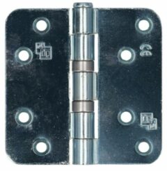 S2 kogellagerscharnier 6512 met ronde hoeken 89x89x2,4 mm