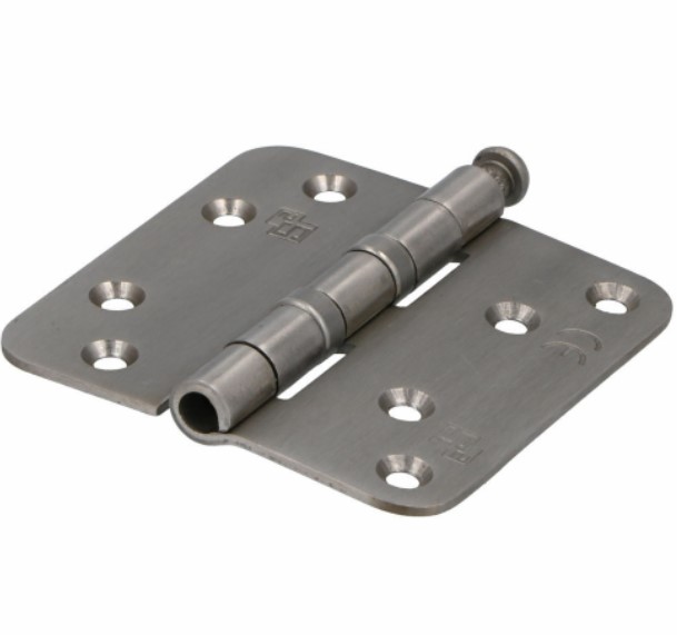 S2 kogellagerscharnier 6512 met ronde hoeken 89x89x2,4 mm RVS