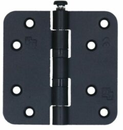 S2 nylonlagerscharnier 6512 zwart 89x89x2,4 mm