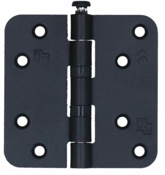 S2 nylonlagerscharnier 6512 zwart 89x89x2,4 mm