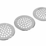 Starx ventilatieplaatje rond RVS Ø 69 mm