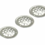 Starx ventilatieplaatje rond RVS Ø 52 mm