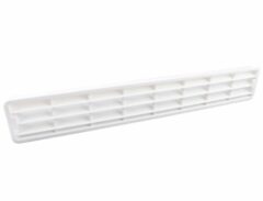 Starx plintrooster 458 x 75 mm wit