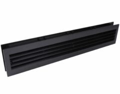 Starx badkamerrooster 2-delig 455 x 90 mm zwart