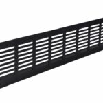 Starx plintrooster 400 x 80 mm zwart