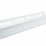 Starx badkamerrooster 2-delig 455 x 90 mm wit