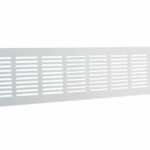 Starx plintrooster 400 x 100 mm wit