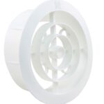 Starx ventilatierozet rond Ø100 mm wit