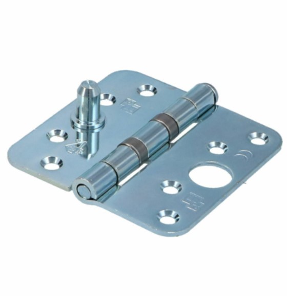 S2 veiligheidsscharnier kogellager 6512VH SKG*** ronde hoeken 89x89x2,4 mm