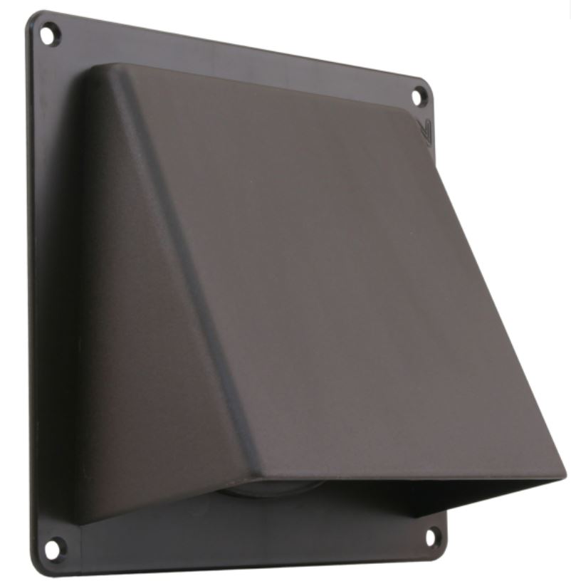 Starx gevelklep Ø125 mm bruin