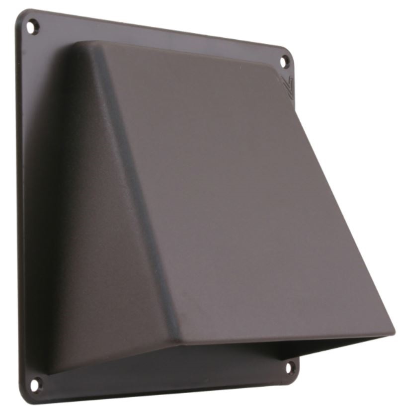 Starx gevelklep Ø100 mm bruin