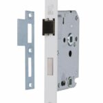 S2 vrij- en bezetslot BSW12WC met wit gelakte voorplaat