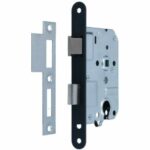 S2 cilinderslot BSW12DNPC met zwart gelakte voorplaat