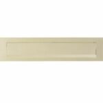 Hoppe Briefplaat rechthoekig F2 Champagne-kleur