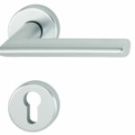 Hoppe Deurkruk Stockholm met 2 PC-plaatjes aluminium