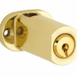 Espagnoletslot voor vierkante stang messing gelakt