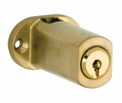 Espagnoletslot voor vierkante stang messing antiek