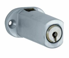 Espagnoletslot voor vierkante stang mat chroom