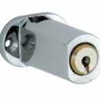 Espagnoletslot voor vierkante stang glans chroom