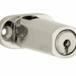 Espagnoletslot voor vierkante stang glans nikkel