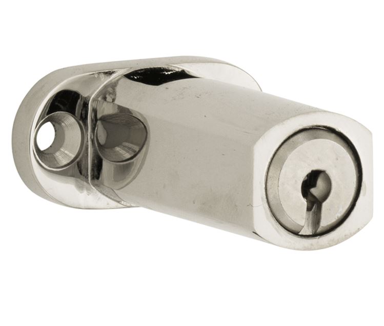 Espagnoletslot voor vierkante stang glans nikkel